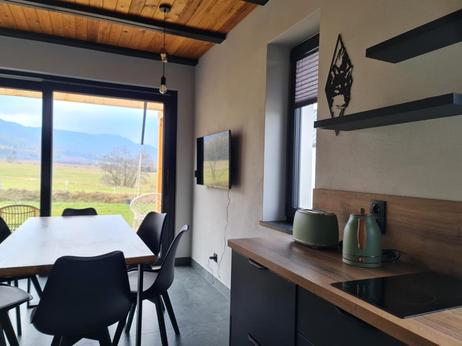 Wataha Pod Basztami - Wadera - Domki Caloroczne Radkow Exterior foto
